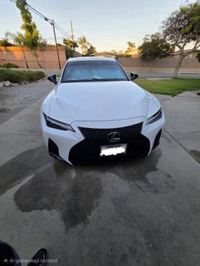 White 2025 Lexus IS 350 F Sport