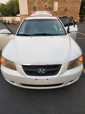 White 2007 Hyundai SONATA SE
