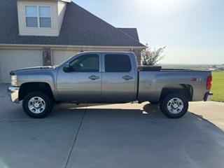 Gray 2009 Chevrolet Silverado 2500 LTZ Crew Cab