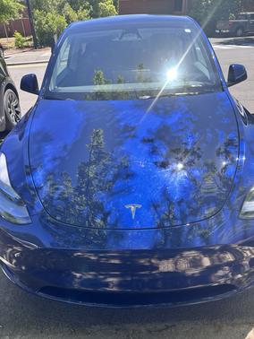 Blue 2024 Tesla Model Y Long Range
