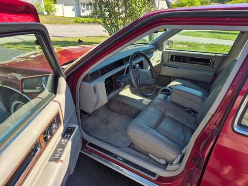 Red 1993 Cadillac DeVille Base