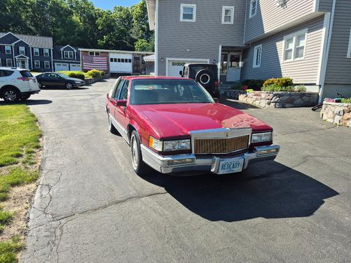 Red 1993 Cadillac DeVille Base