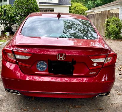Red 2018 Honda Accord EX-L 2.0T