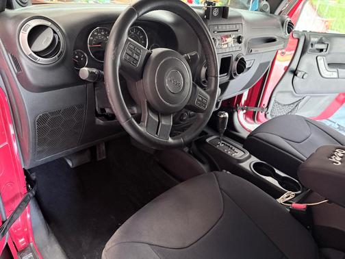 Red 2013 Jeep Wrangler Sport