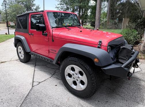 Red 2013 Jeep Wrangler Sport