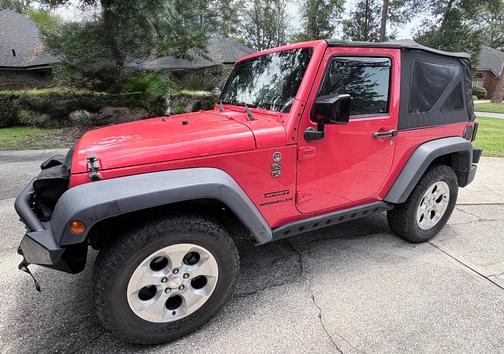 Red 2013 Jeep Wrangler Sport