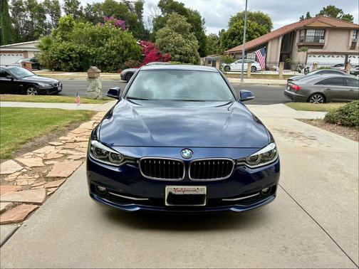 Blue 2017 BMW 330 i