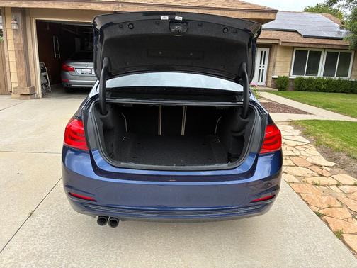 Blue 2017 BMW 330 i