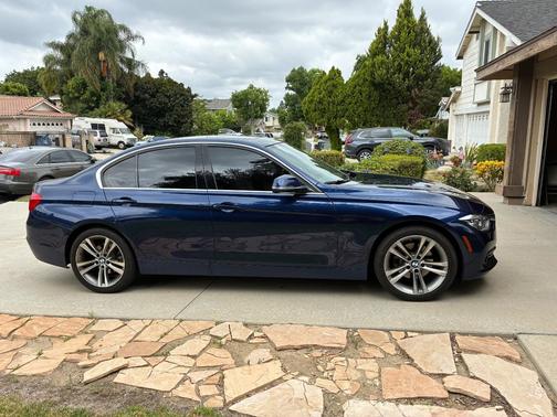 Blue 2017 BMW 330 i