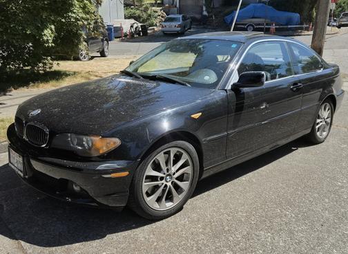 Black 2004 BMW 330 Ci