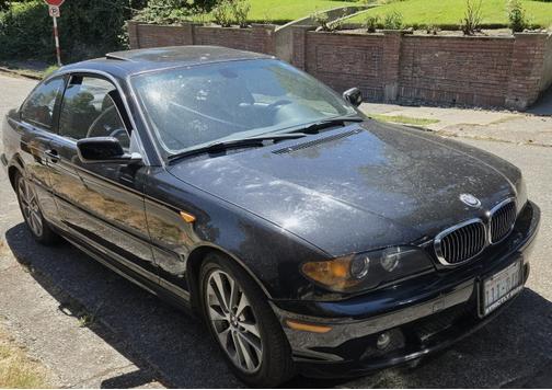 Black 2004 BMW 330 Ci