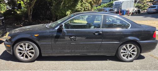 Black 2004 BMW 330 Ci