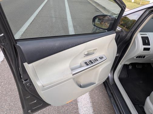 Gray 2012 Toyota Prius v Three