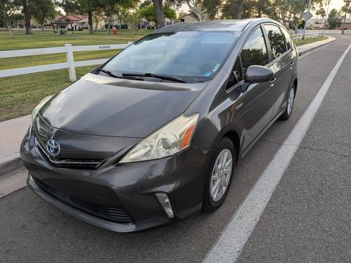 Gray 2012 Toyota Prius v Three