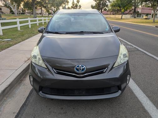 Gray 2012 Toyota Prius v Three