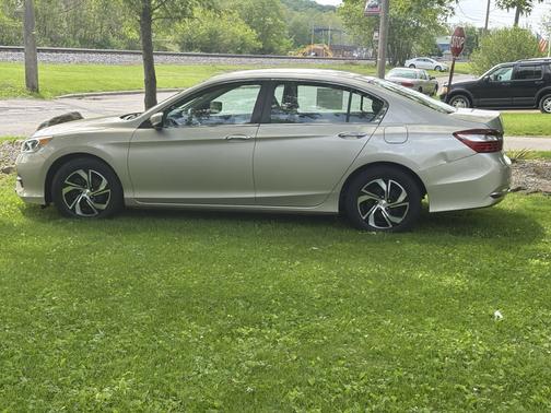 Beige 2016 Honda Accord LX