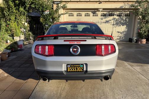 Silver 2012 Ford Mustang Boss 302