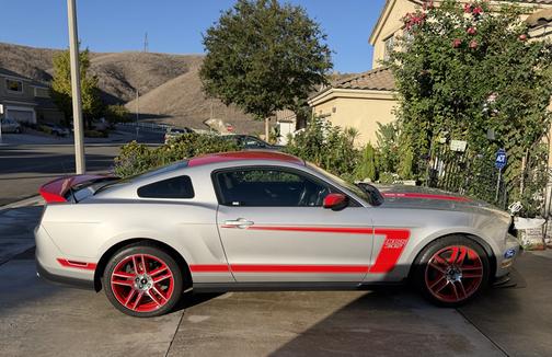 Silver 2012 Ford Mustang Boss 302
