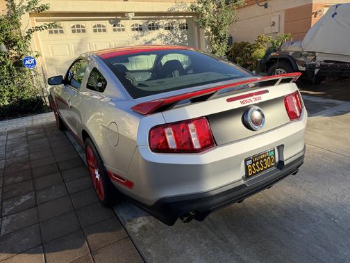 Silver 2012 Ford Mustang Boss 302