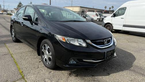 Black 2013 Honda Civic Hybrid Base