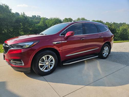 Red 2019 Buick Enclave Essence
