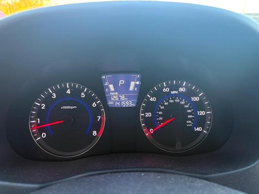 Red 2014 Hyundai Accent GS