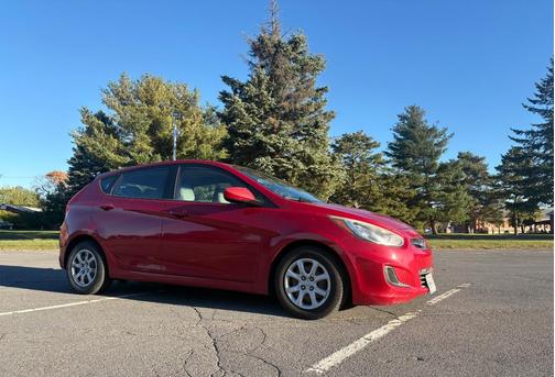 Red 2014 Hyundai Accent GS