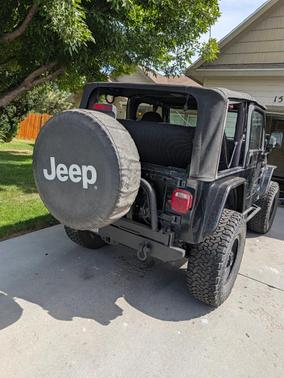 Black 2002 Jeep Wrangler Sport