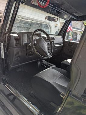 Black 2002 Jeep Wrangler Sport