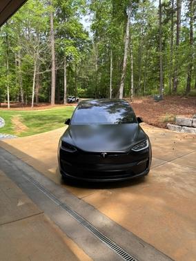 Black 2023 Tesla Model X Plaid