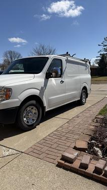 White 2021 Nissan NV Cargo NV3500 HD SV V8