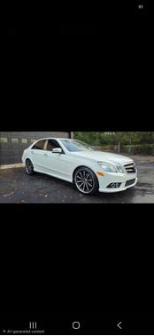 White 2010 Mercedes-Benz E-Class E 350 4MATIC