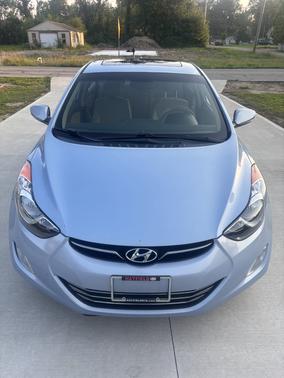 Blue 2013 Hyundai ELANTRA Limited