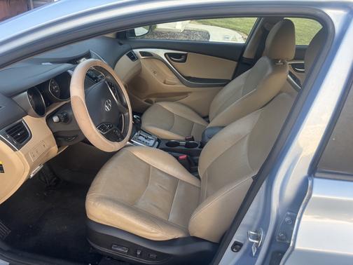 Blue 2013 Hyundai ELANTRA Limited