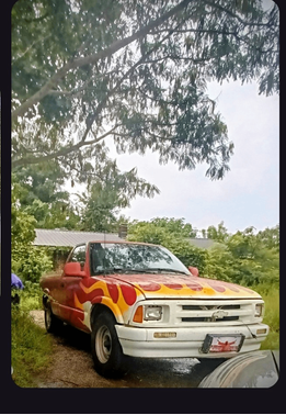 Red 1997 Chevrolet S-10 Base