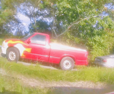 Red 1997 Chevrolet S-10 Base