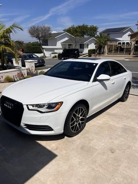 White 2013 Audi A6 2.0T Premium