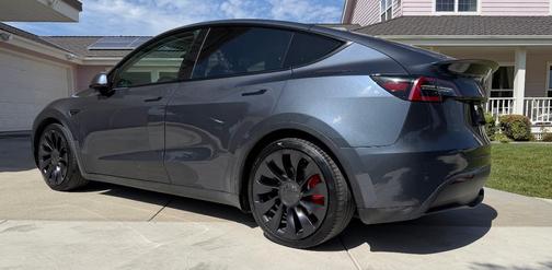 Gray 2020 Tesla Model Y Performance