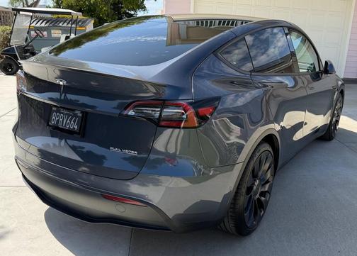 Gray 2020 Tesla Model Y Performance