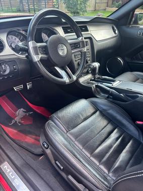 Red 2010 Ford Mustang GT Premium