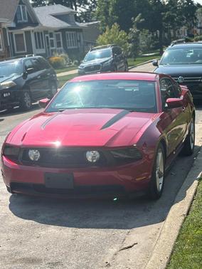 Red 2010 Ford Mustang GT Premium