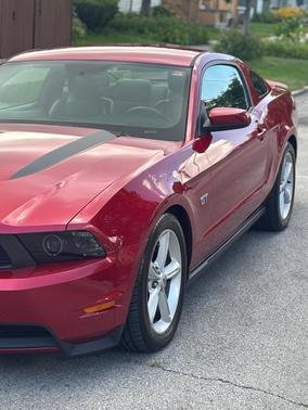 Red 2010 Ford Mustang GT Premium