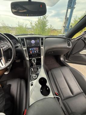 Silver 2017 INFINITI Q60 2.0T Premium