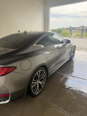 Silver 2017 INFINITI Q60 2.0T Premium