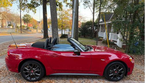 Red 2017 FIAT 124 Spider Abarth
