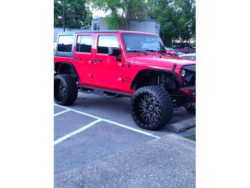 Red 2017 Jeep Wrangler Unlimited Sport