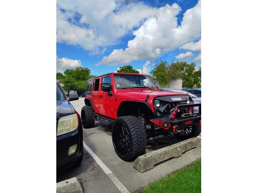 Red 2017 Jeep Wrangler Unlimited Sport