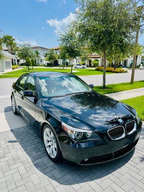 Black 2007 BMW 550 i