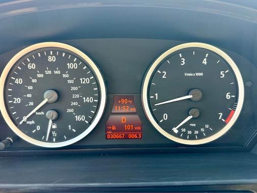 Black 2007 BMW 550 i