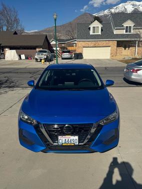 Blue 2021 Nissan Sentra SV